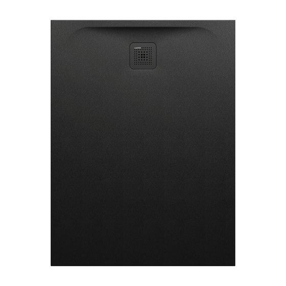 Laufen Duschwanne Laufen Pro 900x1200x33mm, Schwarz, aus Marbond, Ablauf kurze Seite