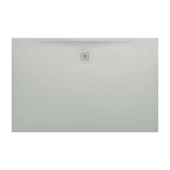 Laufen Duschwanne Laufen Pro 900x1400x30mm, Hellgrau, aus Marbond, Ablauf lange Seite