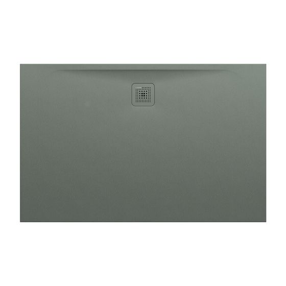 Laufen Duschwanne Laufen Pro 900x1400x30mm, Betongrau, aus Marbond, Ablauf lange Seite