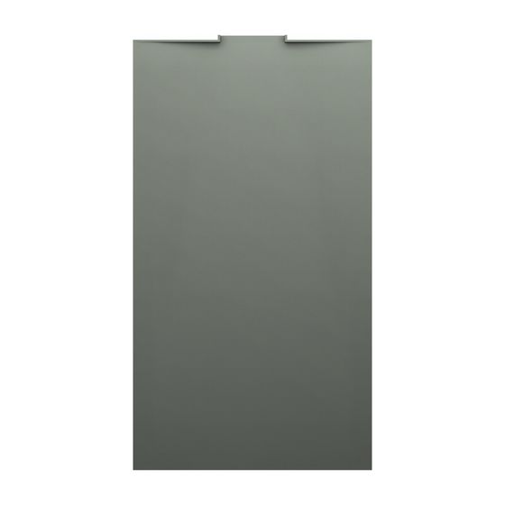 Laufen Duschwanne NIA 1000x1800x38mm, Betongrau, aus Marbond, mit Wandablauf