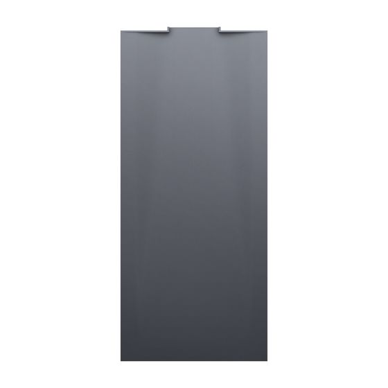 Laufen Duschwanne NIA 800x1800x38mm, Anthrazit, aus Marbond, mit Wandablauf