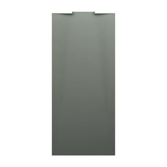 Laufen Duschwanne NIA 800x1800x38mm, Betongrau, aus Marbond, mit Wandablauf
