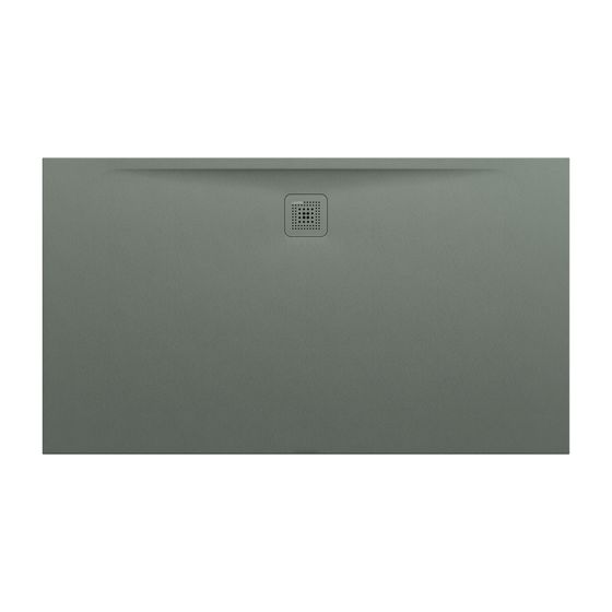 Laufen Duschwanne Laufen Pro 900x1600x33mm, Betongrau, aus Marbond, Ablauf lange Seite