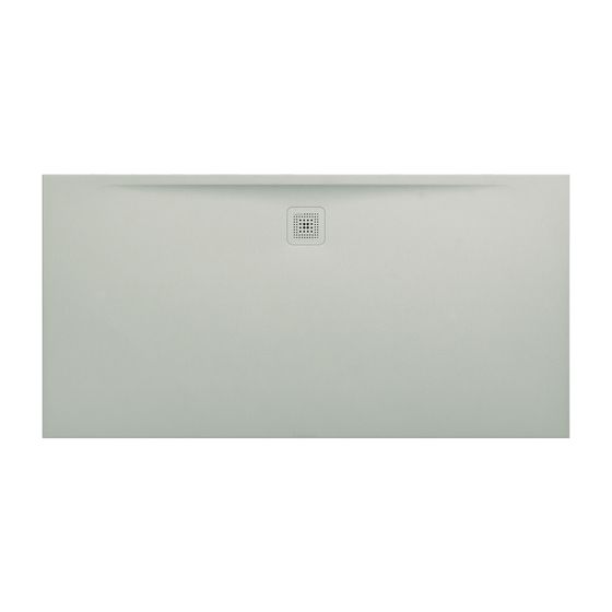 Laufen Duschwanne Laufen Pro 900x1800x34mm, Hellgrau, aus Marbond, Ablauf lange Seite
