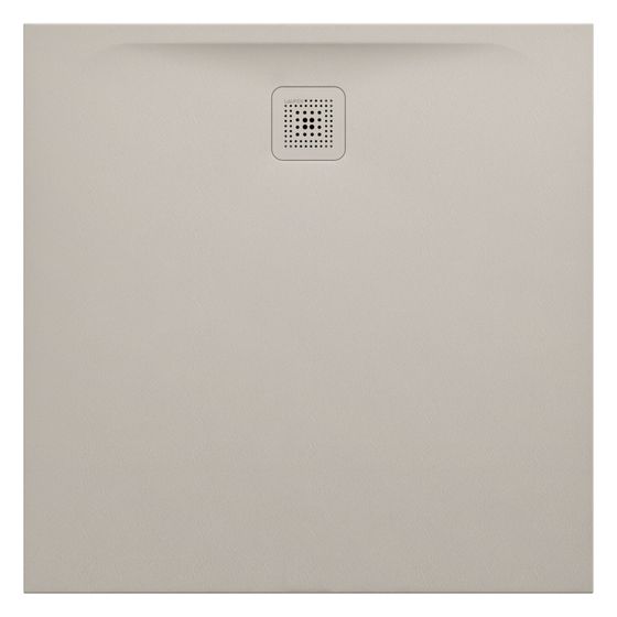 Laufen Duschwanne Pro 1000x1000x33mm, Ablauf seitlich, Marbond, Beige matt