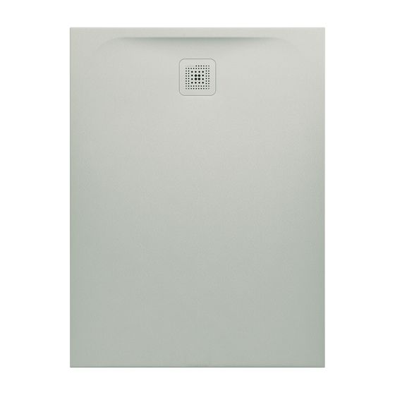 Laufen Duschwanne Laufen Pro 1000x1200x33mm, Hellgrau, aus Marbond, Ablauf kurze Seite