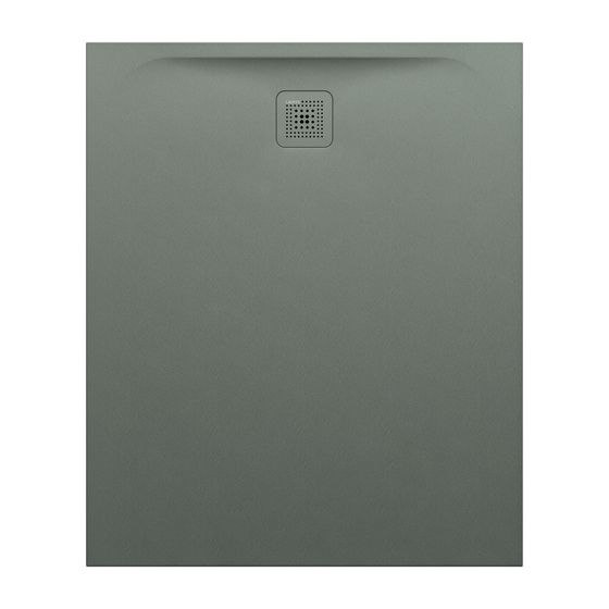 Laufen Duschwanne Laufen Pro 1000x1200x33mm, Betongrau, aus Marbond, Ablauf kurze Seite