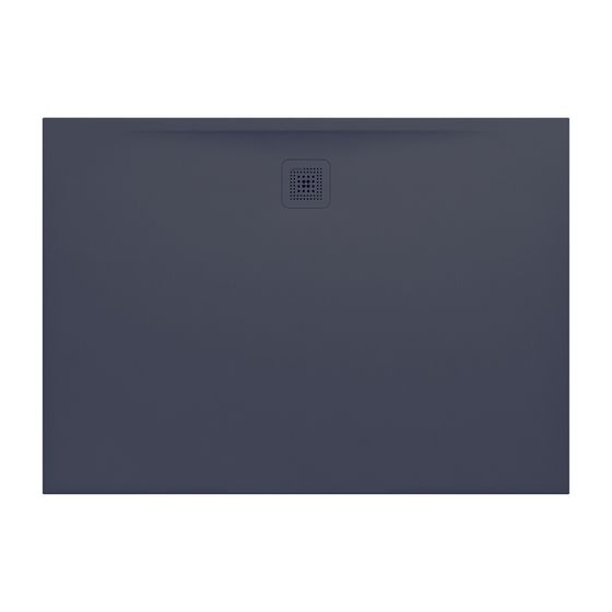 Laufen Duschwanne Laufen Pro 1000x1400x30mm, Anthrazit, aus Marbond, Ablauf lange Seite