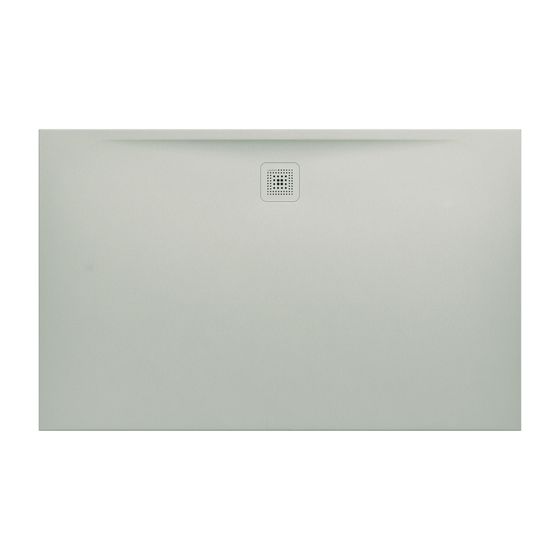 Laufen Duschwanne Laufen Pro 1000x1600x33mm, Hellgrau, aus Marbond, Ablauf lange Seite