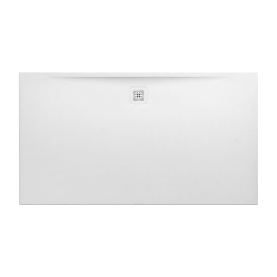 Laufen Duschwanne Laufen Pro 1000x1800x34mm, Weiß, aus Marbond, Ablauf lange Seite