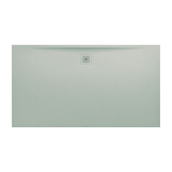 Laufen Duschwanne Laufen Pro 1000x1800x34mm, Hellgrau, aus Marbond, Ablauf lange Seite