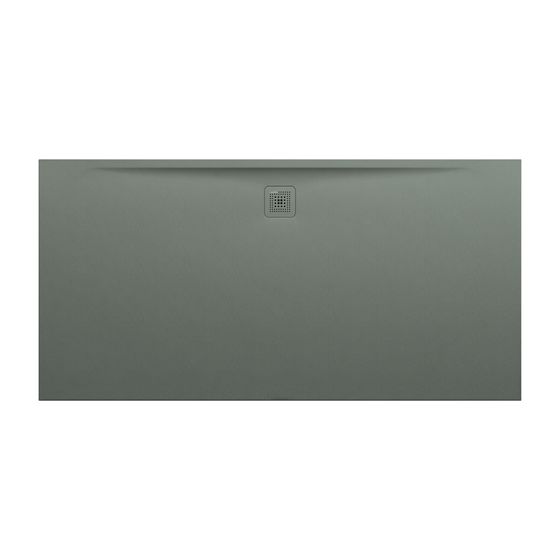 Laufen Duschwanne Laufen Pro 1000x2000x36mm, Betongrau, aus Marbond, Ablauf lange Seite
