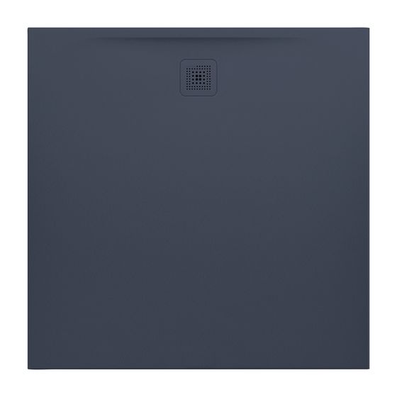 Laufen Duschwanne Laufen Pro 1200x1200x33mm, Anthrazit, aus Marbond, Ablauf seitlich