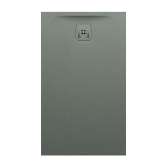 Laufen Duschwanne Laufen Pro 700x1200x38mm, Betongrau, aus Marbond, Ablauf kurze Seite