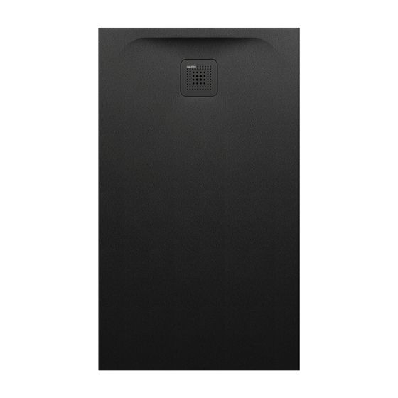 Laufen Duschwanne Laufen Pro 700x1200x38mm, Schwarz, aus Marbond, Ablauf kurze Seite