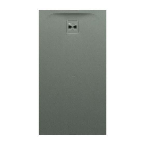 Laufen Duschwanne Laufen Pro 700x1300x38mm, Betongrau, aus Marbond, Ablauf kurze Seite