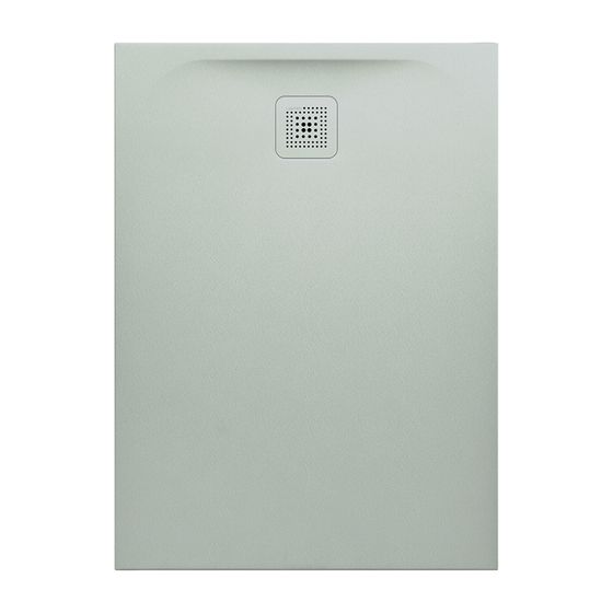 Laufen Duschwanne Laufen Pro 800x1100x33mm, Hellgrau, aus Marbond, Ablauf kurze Seite