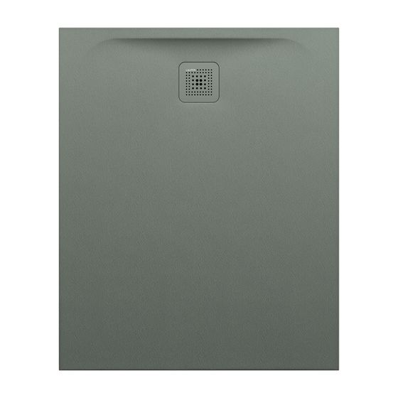 Laufen Duschwanne Laufen Pro 900x1100x33mm, Betongrau, aus Marbond, Ablauf kurze Seite