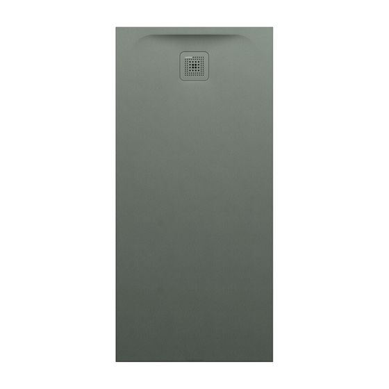 Laufen Duschwanne Laufen Pro 700x1500x42mm, Betongrau, aus Marbond, Ablauf kurze Seite