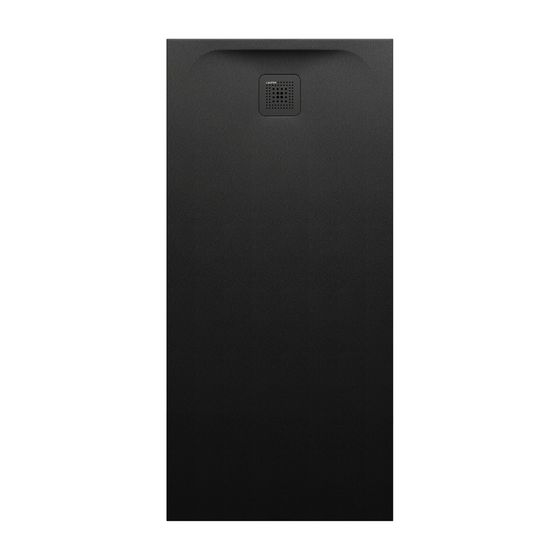 Laufen Duschwanne Laufen Pro 700x1500x42mm, Schwarz, aus Marbond, Ablauf kurze Seite