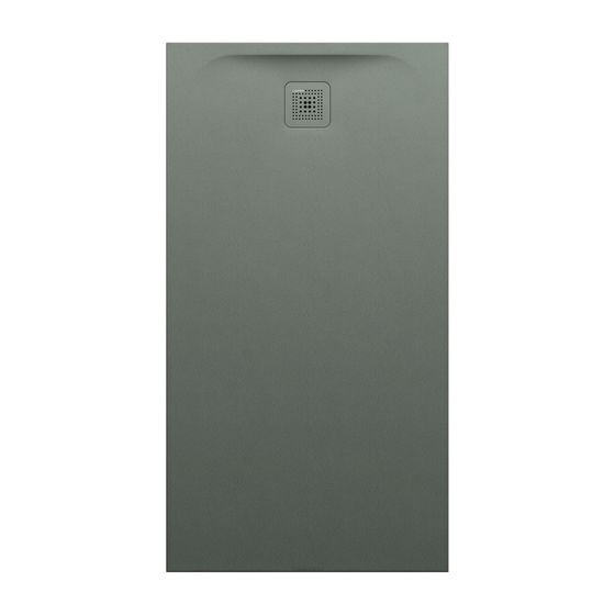 Laufen Duschwanne Laufen Pro 800x1500x42mm, Betongrau, aus Marbond, Ablauf kurze Seite