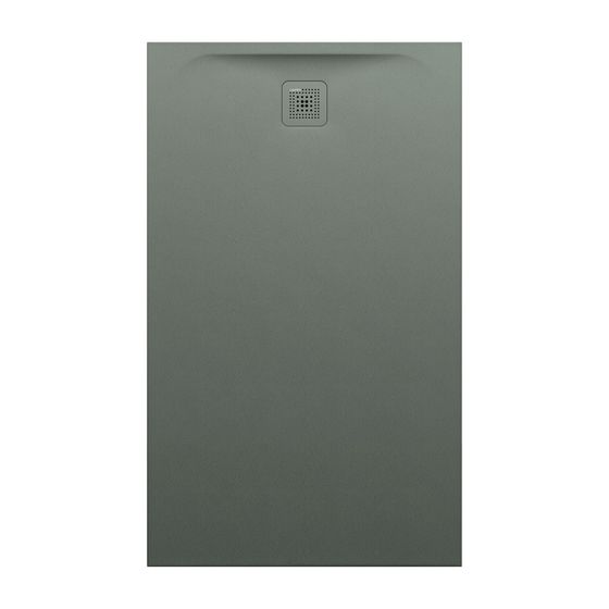Laufen Duschwanne Laufen Pro 900x1500x42mm, Betongrau, aus Marbond, Ablauf kurze Seite