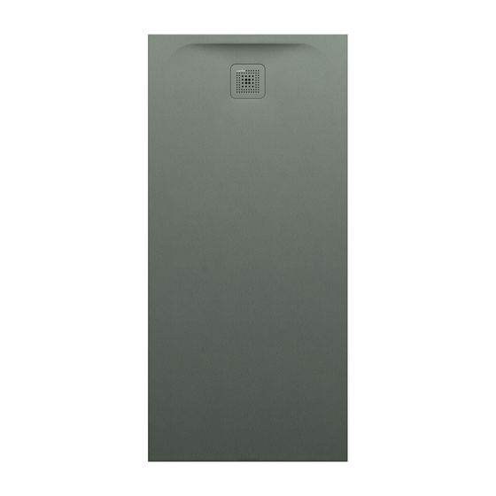 Laufen Duschwanne Laufen Pro 750x1600x42mm, Betongrau, aus Marbond, Ablauf kurze Seite