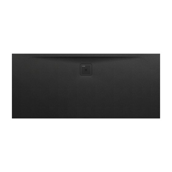 Laufen Duschwanne Laufen Pro 700x1600x32mm, Schwarz, aus Marbond, Ablauf lange Seite