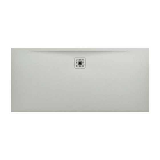 Laufen Duschwanne Laufen Pro 750x1600x32mm, Hellgrau, aus Marbond, Ablauf lange Seite