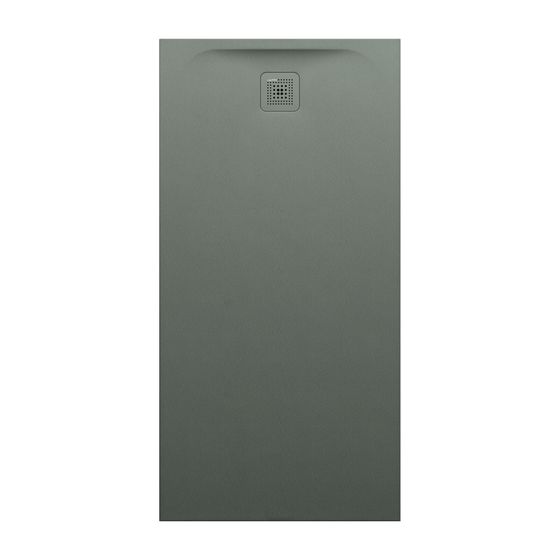 Laufen Duschwanne Laufen Pro 800x1600x42mm, Betongrau, aus Marbond, Ablauf kurze Seite