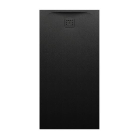 Laufen Duschwanne Laufen Pro 800x1600x42mm, Schwarz, aus Marbond, Ablauf kurze Seite
