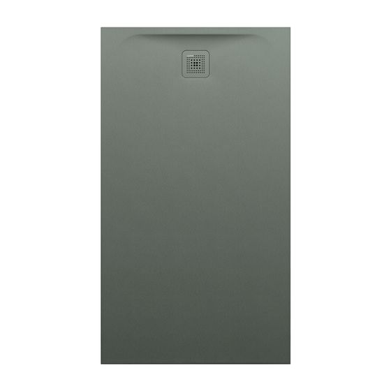 Laufen Duschwanne Laufen Pro 900x1600x42mm, Betongrau, aus Marbond, Ablauf kurze Seite