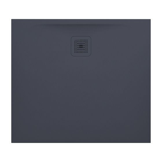 Laufen Duschwanne Laufen Pro 800x900x30mm, Anthrazit, aus Marbond, Ablauf lange Seite