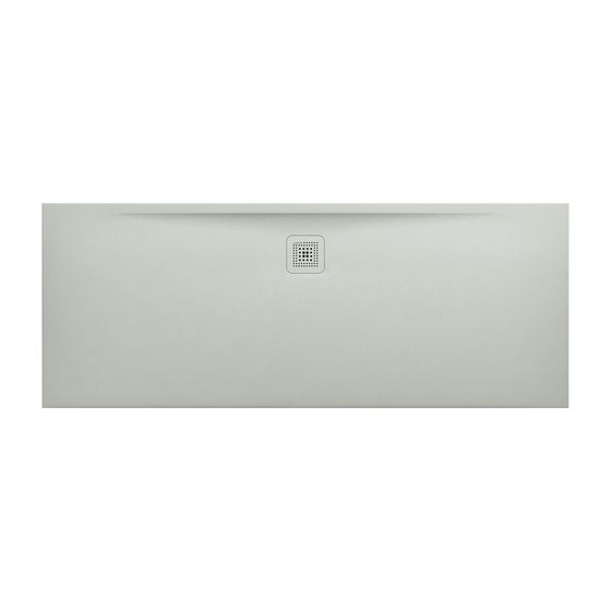 Laufen Duschwanne Laufen Pro 700x1800x33mm, Hellgrau, aus Marbond, Ablauf lange Seite