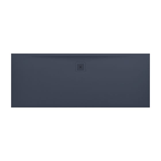 Laufen Duschwanne Laufen Pro 700x1800x33mm, Anthrazit, aus Marbond, Ablauf lange Seite
