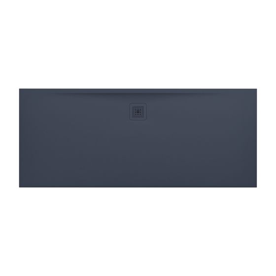 Laufen Duschwanne Laufen Pro 750x1800x33mm, Anthrazit, aus Marbond, Ablauf lange Seite