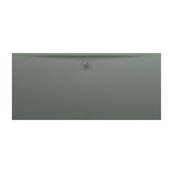 Laufen Duschwanne Laufen Pro 900x2000x36mm, Betongrau, aus Marbond, Ablauf lange Seite