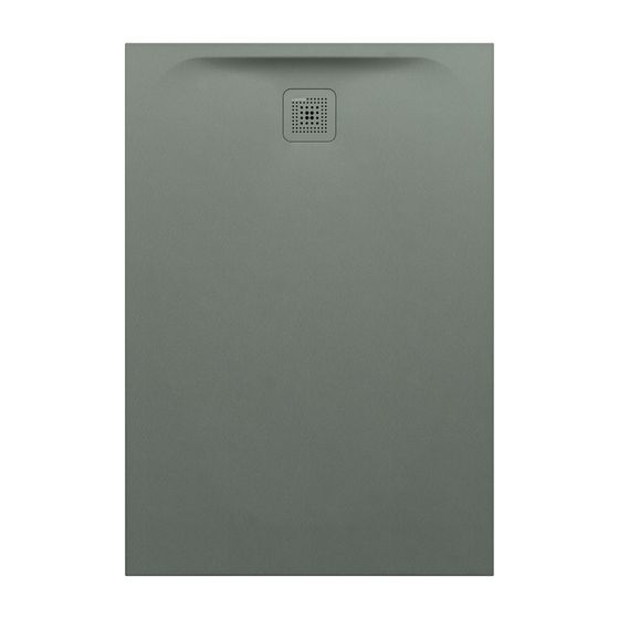 Laufen Duschwanne Laufen Pro 900x1300x42mm, Betongrau, aus Marbond, Ablauf kurze Seite