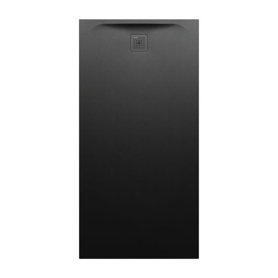 Laufen Duschwanne Laufen Pro 900x1800x46mm, Schwarz, aus Marbond, Ablauf kurze Seite