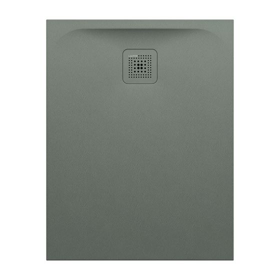 Laufen Duschwanne Laufen Pro 700x900x33mm, Betongrau, aus Marbond, Ablauf kurze Seite