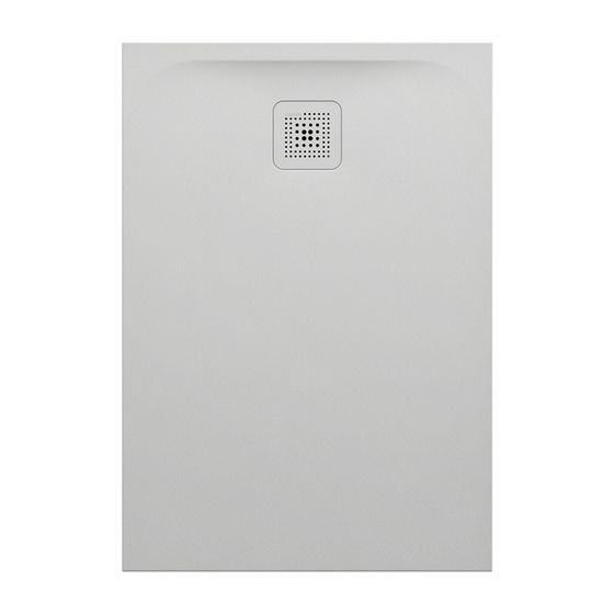 Laufen Duschwanne Laufen Pro 700x1000x33mm, Hellgrau, aus Marbond, Ablauf kurze Seite