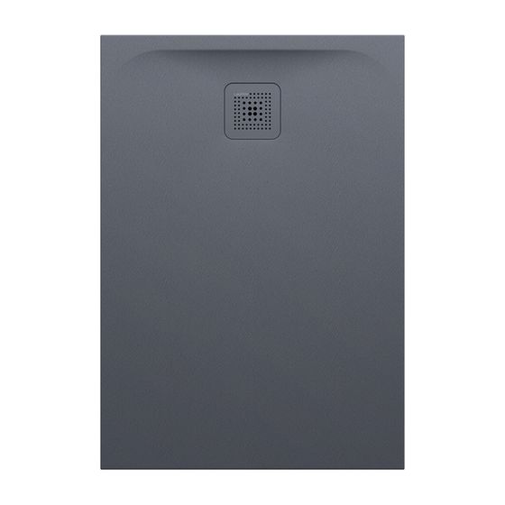 Laufen Duschwanne Laufen Pro 700x1000x33mm, Anthrazit, aus Marbond, Ablauf kurze Seite