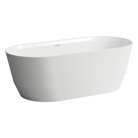 Laufen Badewanne freistehend Pro 750x1650x550mm Marbond, Weiß matt