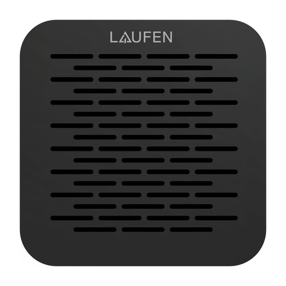 Laufen Siphonabdeckung aus Edelstahl, Mattschwarz, für Duschwannen Pro aus Marbond, mit geradelinigen Ablaufspalten versetzt