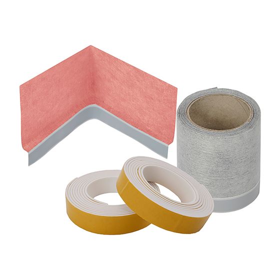 Laufen 3-D-Wannenrand-Dichtset bestehend aus 2 Stück, Dichtband 3-D-Innenecke, Dämmband