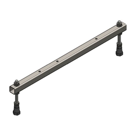 Laufen Wannenfüße Pro höhenverstellbar 105-160mm, für H244955/6