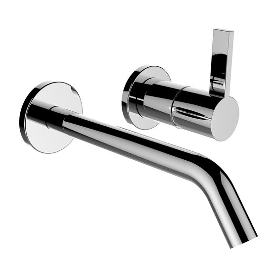 Laufen 2-Loch Einhebel-Waschtischmischer, Unterputz, Kartell für Simibox 2-Point Ausladung 175mm, Chrom