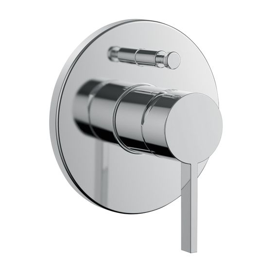 Laufen Einhebel-Wannenmischer Unterputz Kartell für Simibox Standard/Light, Chrom, ohne Zubehör