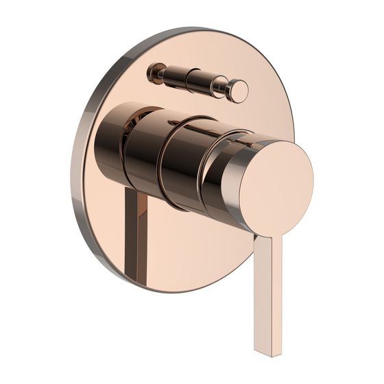 Laufen Einhebel-Wannenmischer Unterputz Kartell für Simibox Standard/Light, PVD Roségold, ohne Zubehör