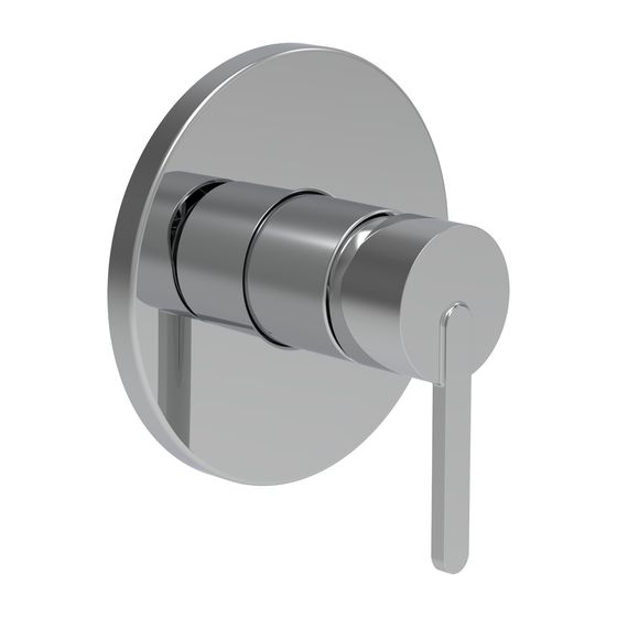Laufen Einhebel-Brausemischer Unterputz LUA, zu Simibox Standard/Simibox Light, 1 Mischwasserabgang, Chrom